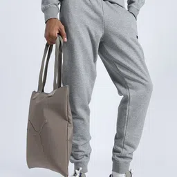 Puma Men No. 1 Logo Brand Logo Printed Pure Cotton Mid Rise Sweatpants-image-53