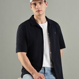 Tommy Hilfiger Spread Collar Cotton Casual Shirt-image-47