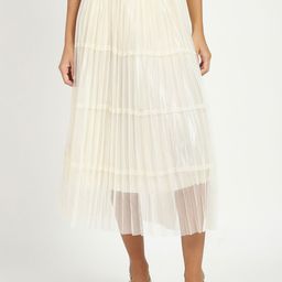 Global Republic Pleated A-Line Midi Skirt-picture-33