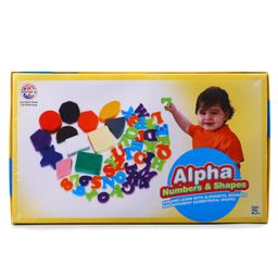 Ratnas Alpha Numbers & Shapes Multicolor - 50 Pieces image 4