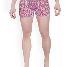 GOTO Printed Short Trunk NYLON LY PRINT OUTER EL TRUNK RED PRINT-Red-19