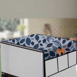 The Furnishing Tree Fridge Top Cover Compatible for LG GL-D201APZU, 185 LTR WxL 65x111 in CM Ditzy-image-21
