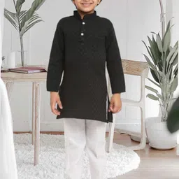 CENSAL Boys Printed Regular Kurta with Trousers-picture-15