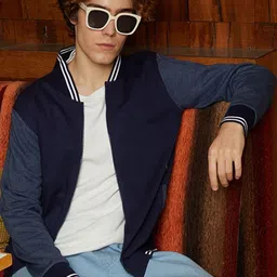 Campus Sutra Men Colourblocked Lightweight Bomber Jacket-picture-44