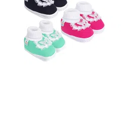 NESKA MODA Black Cotton Booties-86