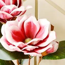 Blooming Floret Red 1 Pieces Magnolia Artificial Flower-picture-47
