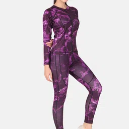 BENZOS Women Printed Mid-Rise Tracksuits-16