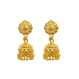 Anouk Gold-Plated Dome Shaped Jhumkas-15