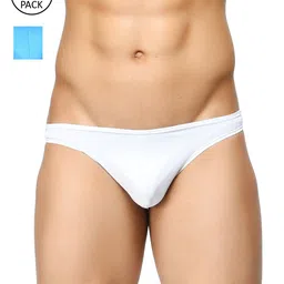 BASIICS by La Intimo Men Pack Of 2 Solid Low Rise Featherlight Bikni Briefs-picture-29