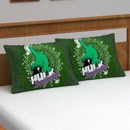 Marvel Kids Pack of 2 Green Hulk Printed Pillow Cover-image-13