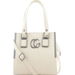 Flingo Leather Structured Handheld Bag-36