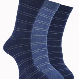 Force NXT Pack Of 3 Striped Calf-Length Socks-image-94