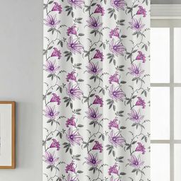 Lunar Days Pink Floral Room Darkening Window Curtain-13