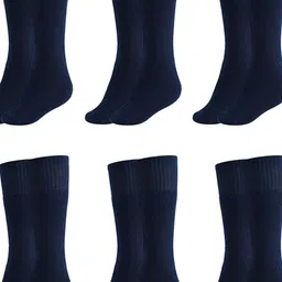 MUKHAKSH Blue Cotton Socks-image-91
