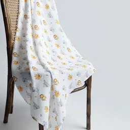 Orange Sugar Set Of 5 Printed Muslin Swaddle-31