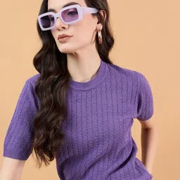 CLAPTON Women Woollen Anti Static Pockets T-shirt-image-20