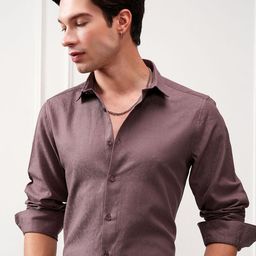 HIGHLANDER Men Comfort Slim Fit Casual Shirt-image-42
