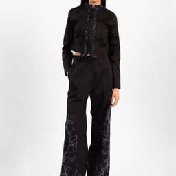 Contemponari Embroidered Jacket With Trousers Co-Ords-picture-38