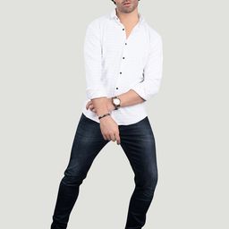 ALMATY Men Comfort Slim Fit Horizontal Stripes Opaque Striped Casual Shirt-image-73