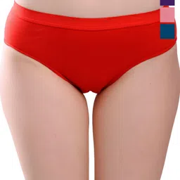 DHANDAI FASHION Pack Of 4 Hipster Briefs Soft Cotton Panty (DC-M-3)Mlt Pcs-4-picture-30