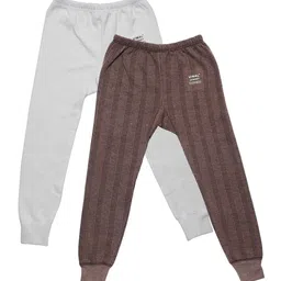 VIMAL JONNEY Kids Pack Of 2 Cotton Thermal Bottoms-picture-37
