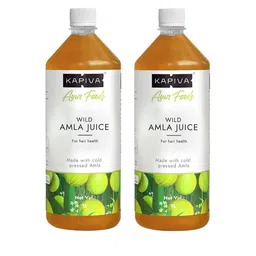 Kapiva Ayur Foods Set Of 2 Wild Amla Juice With Cold Pressed Amla For Hair Health- 1L Each-58
