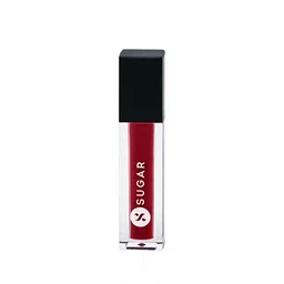 SUGAR Smudge Me Not Mini Liquid Matte Lipstick with Vitamin E 1.1ml - 10 Drop Dead Red image 2