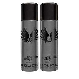 Police Men Set of 2 Titanium Wings Deodorant Body Spray - 200 ml Each-53