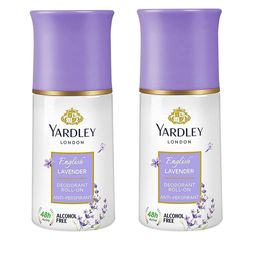 YARDLEY LONDON Women Set Of 2 English Lavender Deodorant Roll-On - 50 ml Each-66