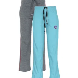 VIMAL JONNEY Unisex Kids Multicolor Cotton Blended Trackpant Pack of 2-image-27