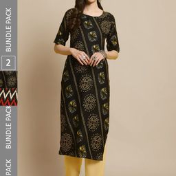 7Threads Selection of 2 Ethnic Motifs Printed Straight Kurta With Trousers-picture-0