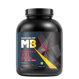 MuscleBlaze Super Gainer XXL High Calorie Chocolate Flavour Gainer Powder - 2Kg-55