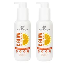 Bella Vita Organic Adults Set of 2 Vitamin C Glow Face Wash - 100 ml each-8