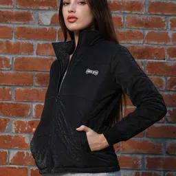 Campus Sutra Women Lightweight Bomber Jacket-picture-31