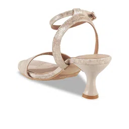 Mochi Textured Open Toe Kitten Heels image 3