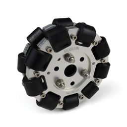 EasyMech 100mm Double Aluminium Omni Wheel (BUSH TYPE ROLLER)-20