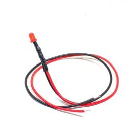 48-72V 3MM Red LED Indicator Light with 20CMCable (Pack of 5)-1