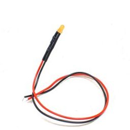 3V 3MM orange LED Indicator Light with 20CM Cable (Pack of 5)-35