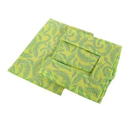 Kuber Industries Set Of 4 Green Flower Printed Foldable Saree Stacker With Handles image 5