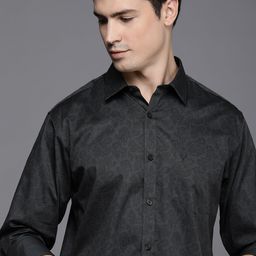 Allen Solly Pure Cotton Classic Fit Ethnic Motifs Printed Casual Shirt-image-24