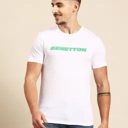 United Colors of Benetton Brand Name Printed T-shirt-image-40