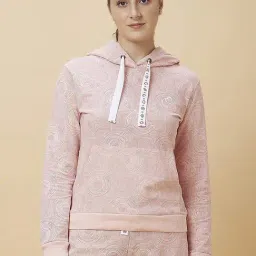 Being Human Pink Printed Hoodie-image-53