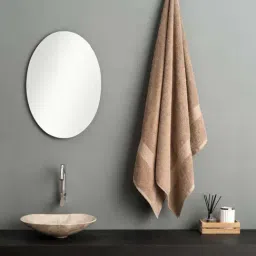 DDecor Brown Cotton 500 GSM Bath Towel-image-65