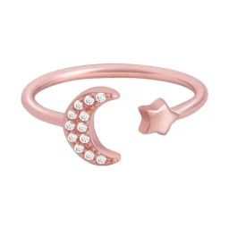 GIVA 925 Sterling Silver Rose Gold Ring for Women-image-95