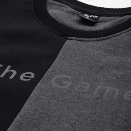 Alcis Men Typography Printed Sweatshirt image 2