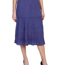 Aditi Wasan Blue Circular Skirt-image-31
