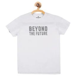 Red Tape Boys White Cotton Printed T-Shirt-image-84