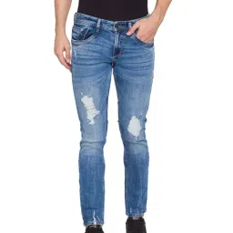 Spykar Blue Skinny Fit Low Rise Jeans-picture-42