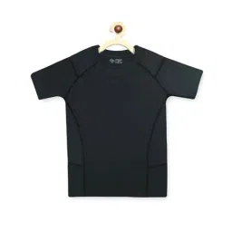 Chimprala Kids Grey Textured T-Shirt-image-80