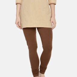 Dollar Missy Brown Cotton Leggings-image-59